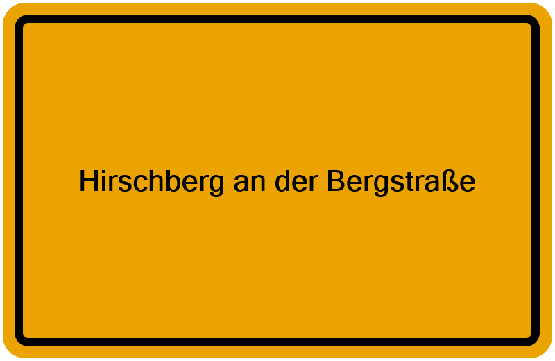 Handelsregister Hirschberg an der Bergstraße